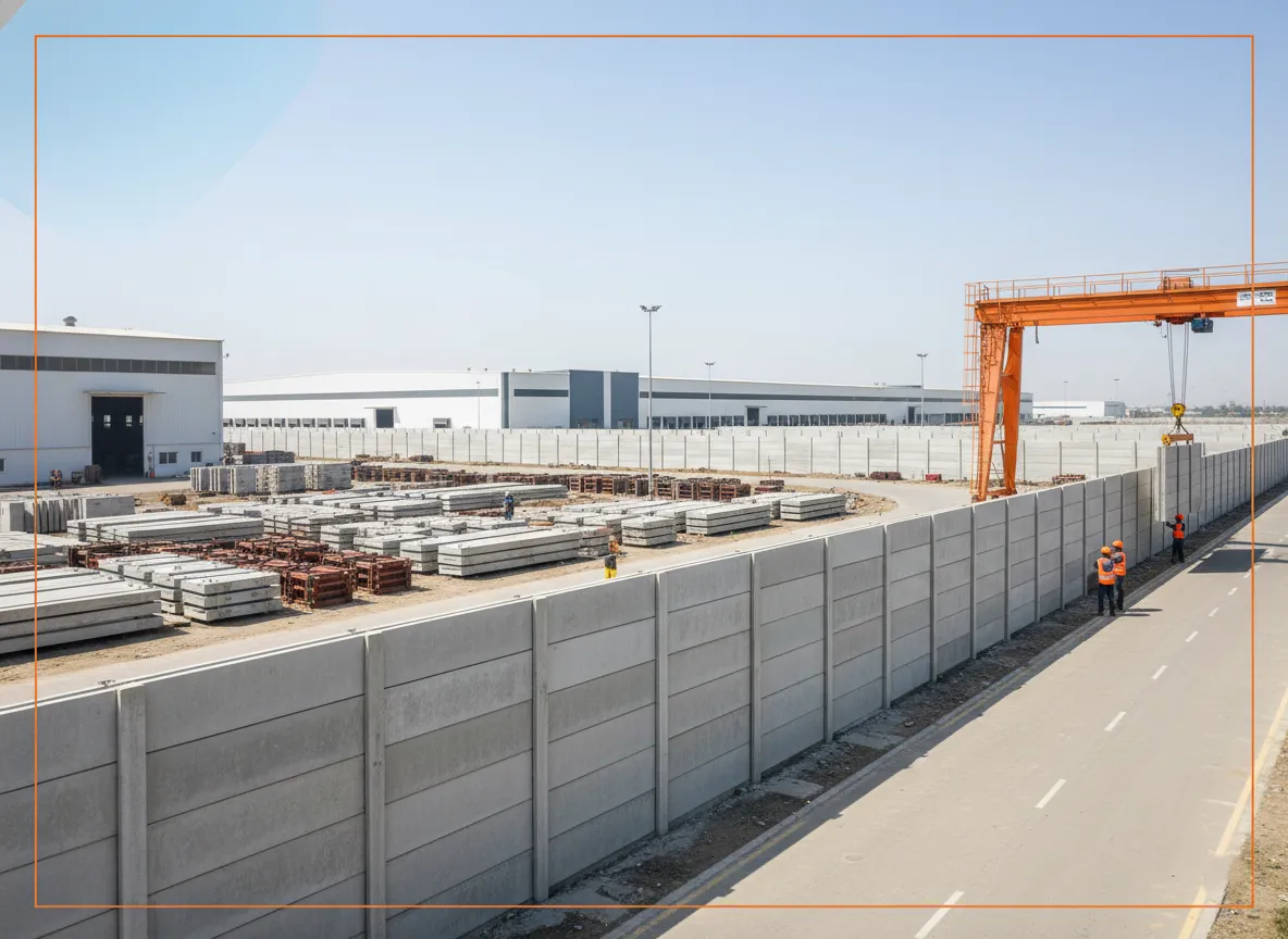 RCC Precast Boundary Wall Manufacturer in Ambala